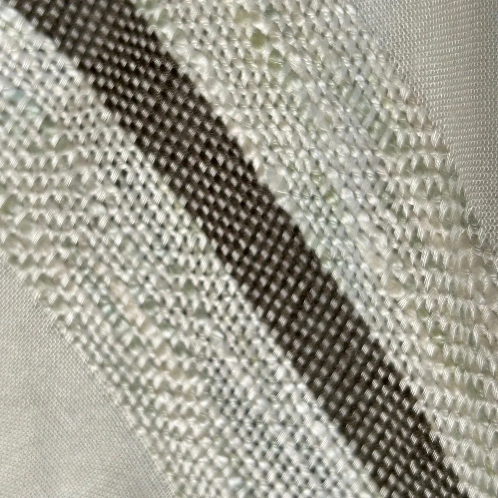 Time and Tru Ivory Stripe Layering Kimono Wrap Tassel Tie‎ TT251143 One Size NEW